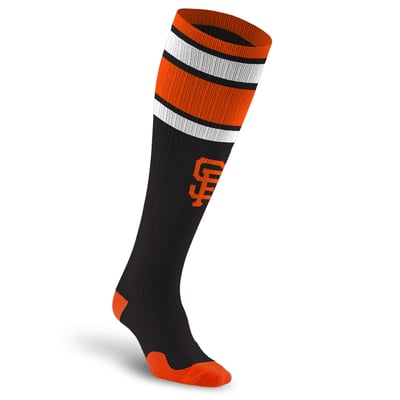 San Francisco Giants PRO Compression Unisex  Classic Stripe Over-the-Calf Compression Socks