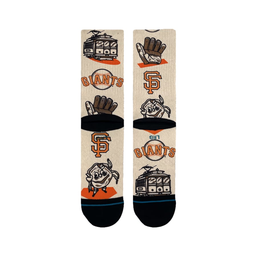 Unisex San Francisco Giants Stance Orange Local Crew Socks
