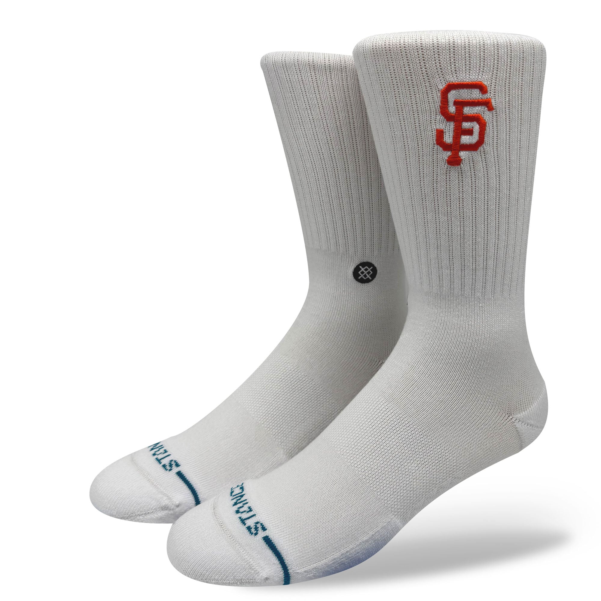 Unisex San Francisco Giants Stance White Crested Knit Crew Socks
