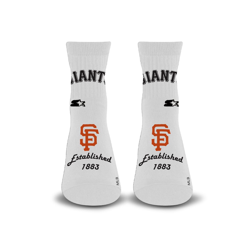  San Francisco Giants Starter Unisex Established Stencil Quarter Socks - White