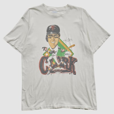 Will Clark Salem Sportswear 1989 T-shirt - White - S by Fanatics Real Vintage