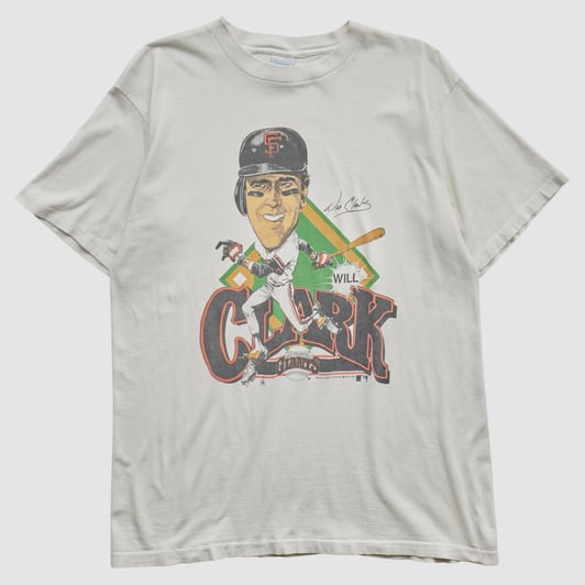 Will Clark Salem Sportswear 1989 T-shirt - White - S by Fanatics Real Vintage