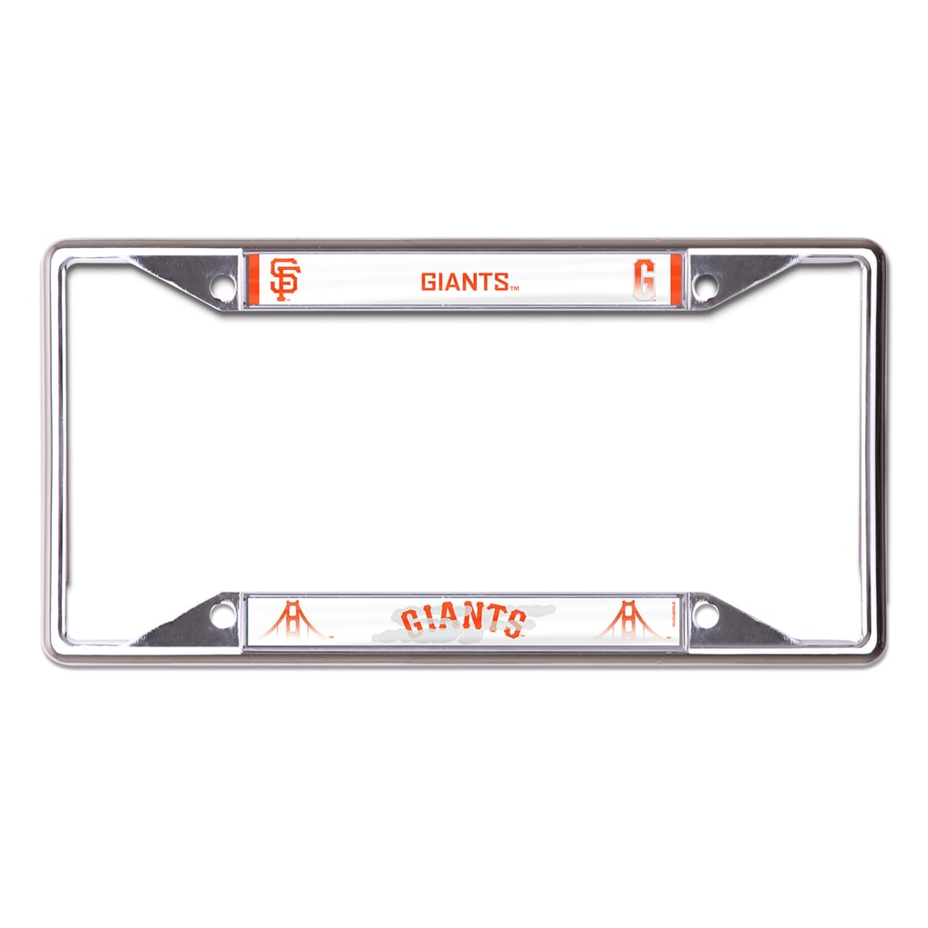 San Francisco Giants WinCraft Glitter Metal License Plate Frame San Francisco Giants WinCraft Glitter Metal License Plate Frame