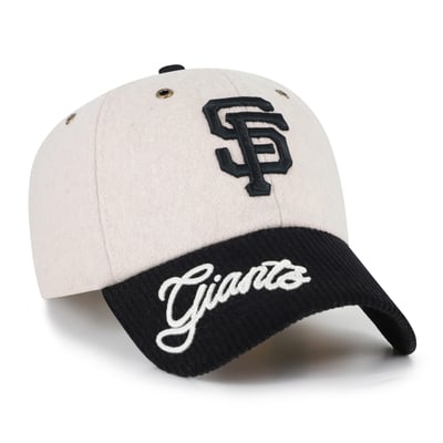 San Francisco Giants '47 Women's Rope Script Clean Up Adjustable Hat - Natural/Navy