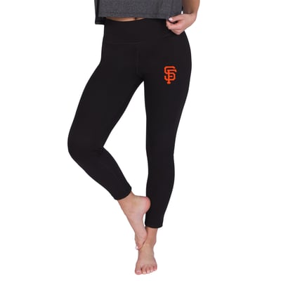 San Francisco Giants Concepts Sport Women's Sentry Knit Leggings - Black