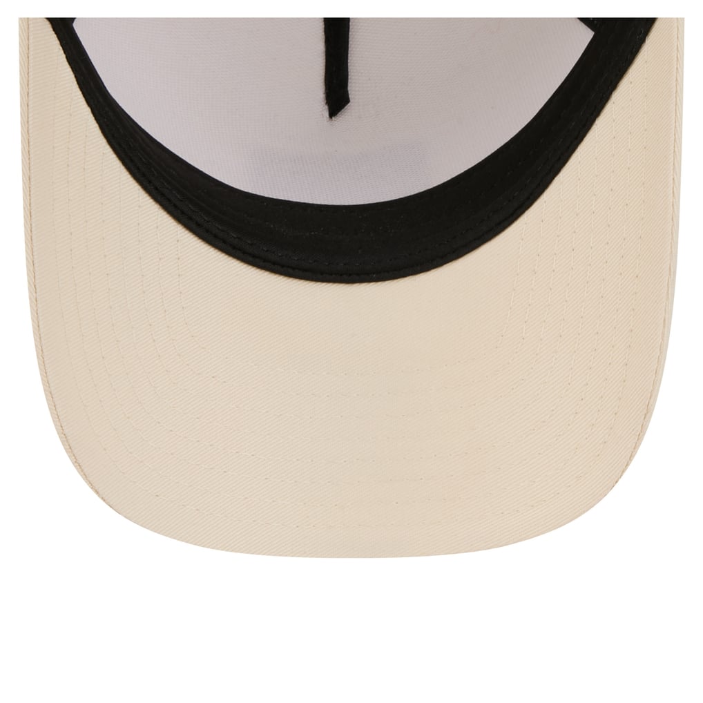San Francisco Giants New Era Women's Tonal Patch 9FORTY M-Crown A-Frame Trucker Adjustable Hat - Light Beige