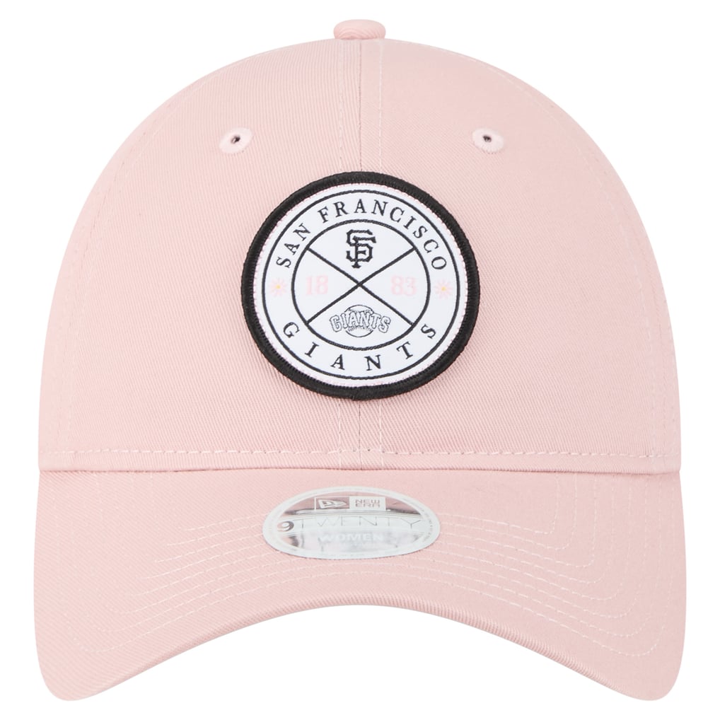 Pink Baseball Cap with White SF Logo New Era 9Forty A-Frame San Francisco Giants 60th Anniversary  main image 3