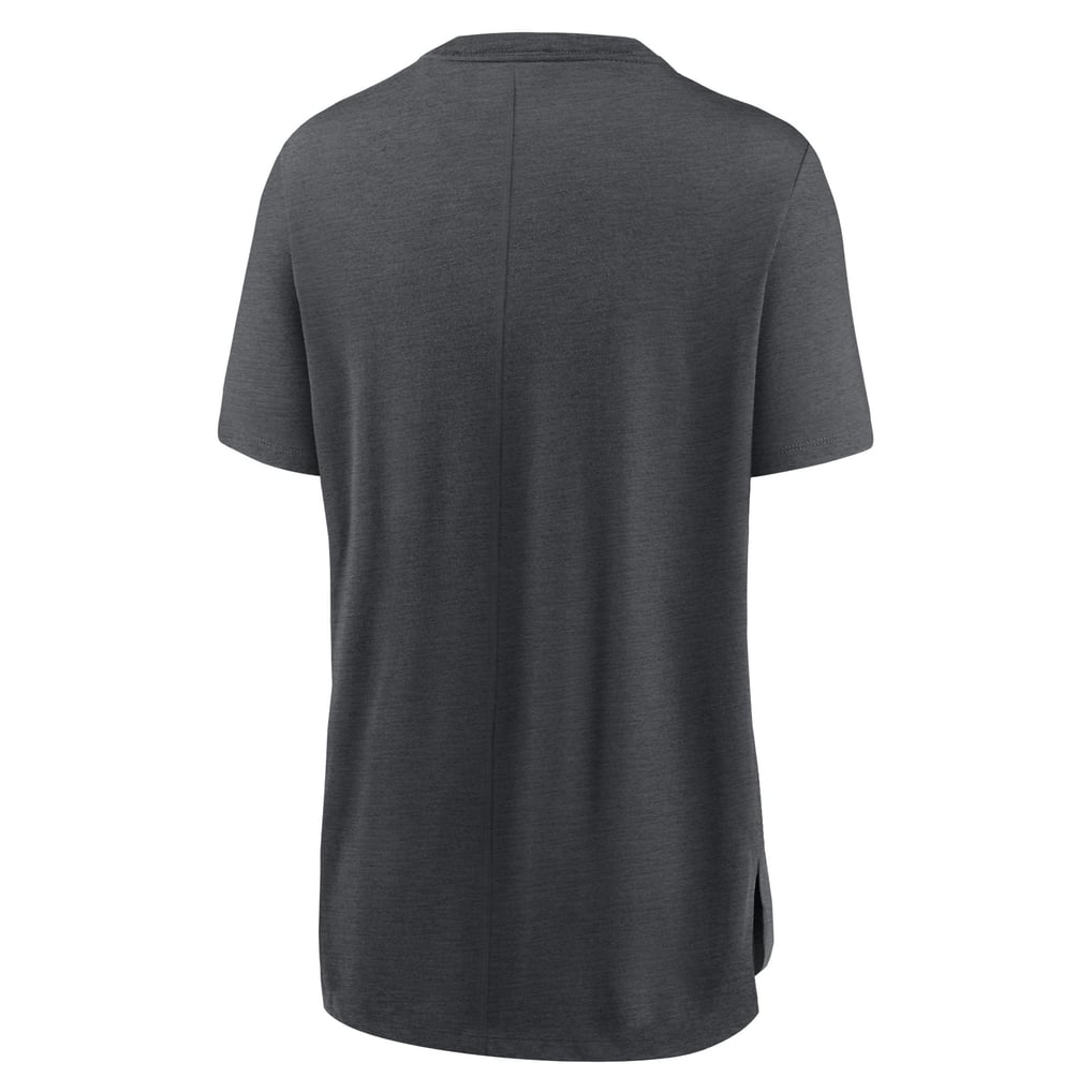 San Francisco Giants Nike Women's Authentic Collection Early Work Tri-Blend T-Shirt - Heather Charcoal