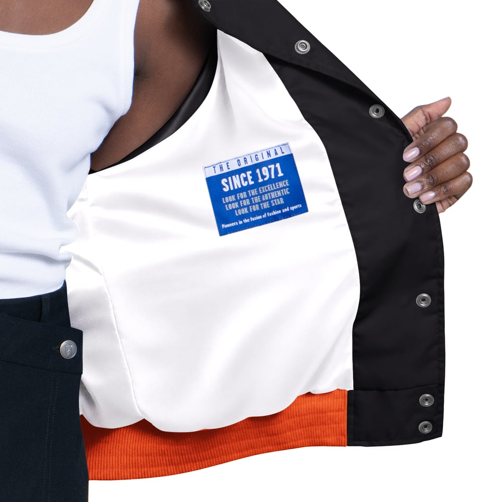 San Francisco Giants Starter Women's Blitz Varsity Raglan Full-Snap Satin Jacket - White/Black