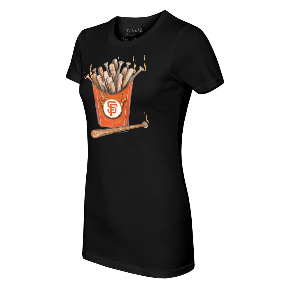 San Francisco Giants Tiny Turnip Women's Hot Bats T-Shirt - Black