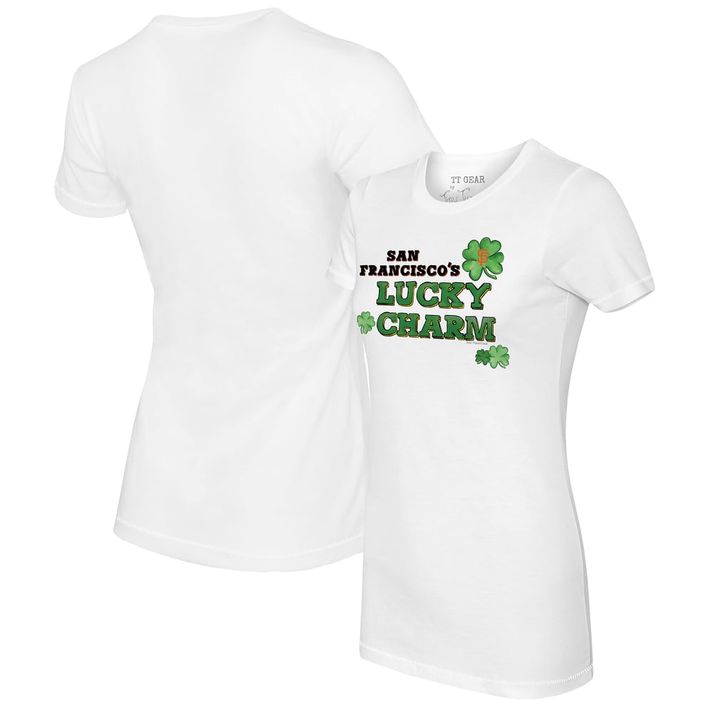San Francisco Giants Tiny Turnip Women's Lucky Charm T-Shirt - White