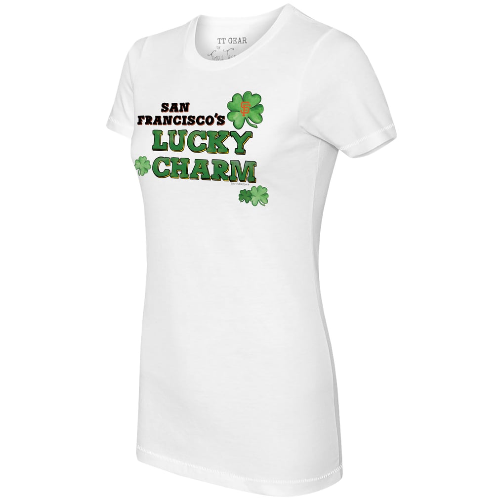 San Francisco Giants Tiny Turnip Women's Lucky Charm T-Shirt - White