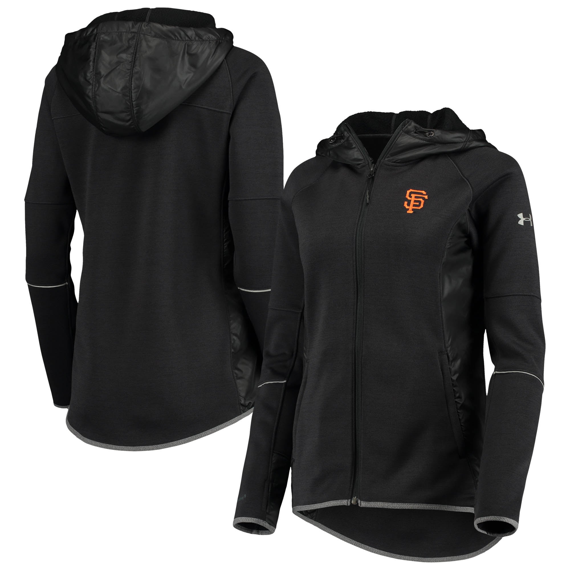 Swacket Women's San Francisco Giants Under Armour Black Swacket Performance ...
