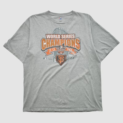 World Series Majestic 2010 T-shirt - Heather Gray - XL by Fanatics Real Vintage