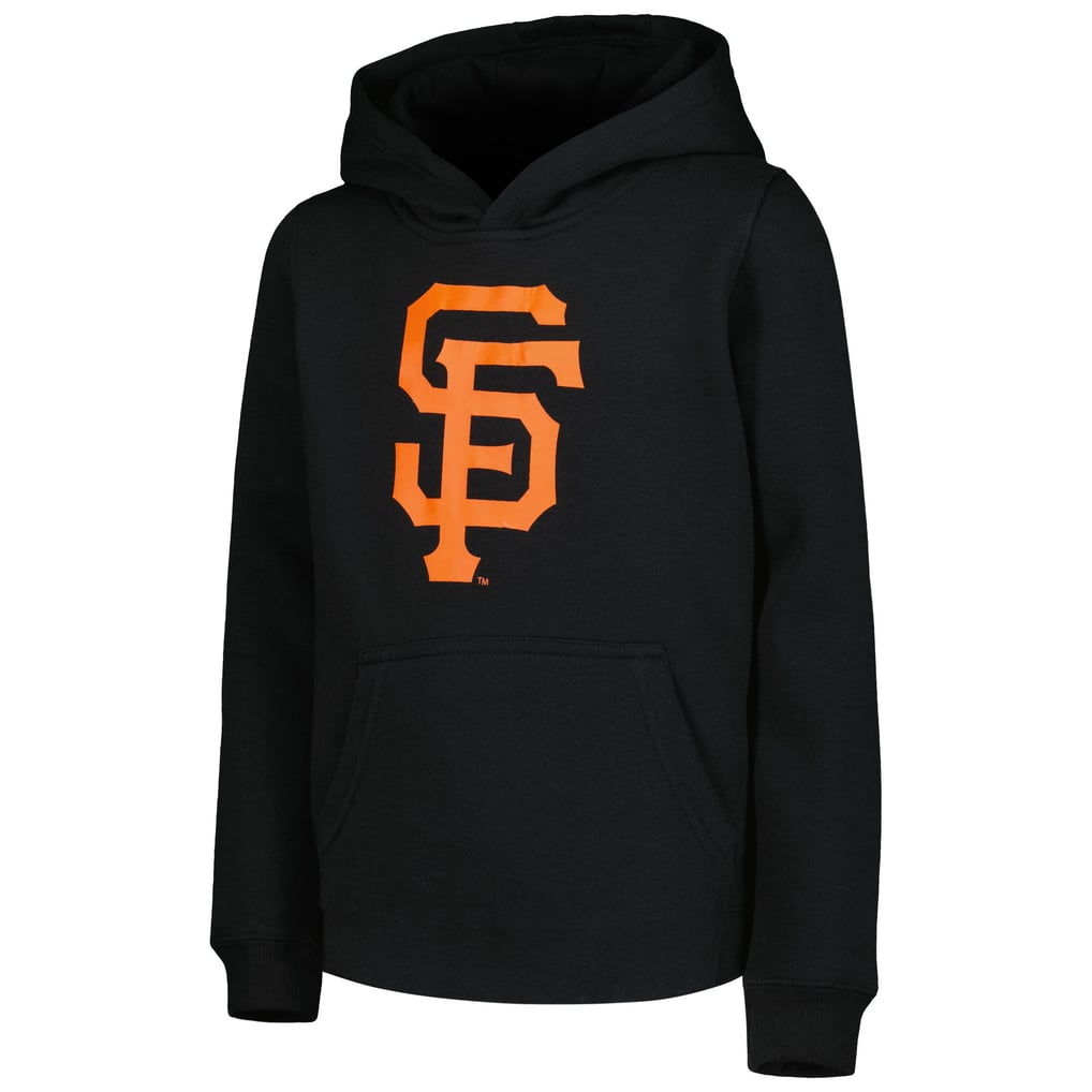 San Francisco Giants Youth Team Primary Logo Pullover Hoodie - Black