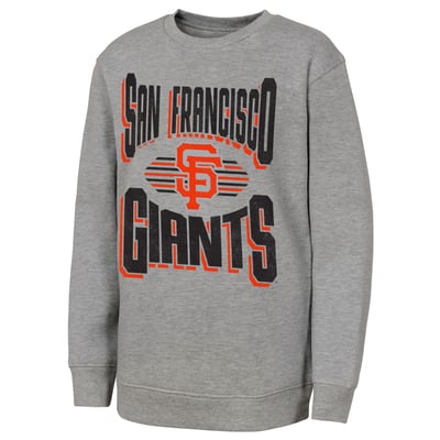 San Francisco Giants Outerstuff Youth Jet Stream Sweatshirt - Gray