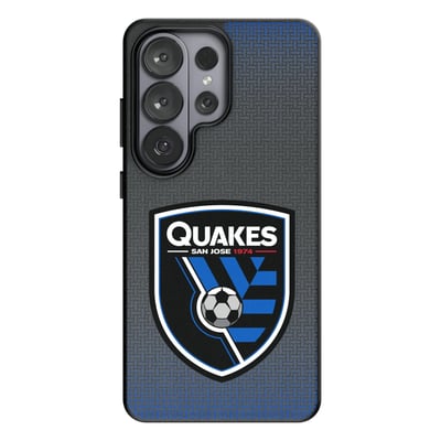  San Jose Earthquakes Keyscaper Linen Magnetic Bump Case - Black