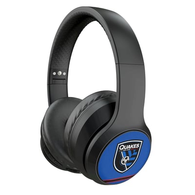 San Jose Earthquakes Keyscaper Stripe Wireless Bluetooth Headphones With Case