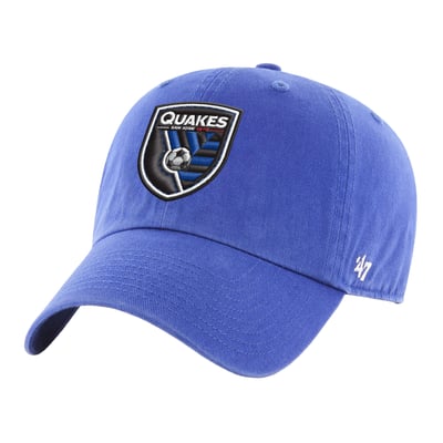  San Jose Earthquakes '47 Clean-Up Adjustable Hat - Royal