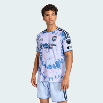 San Jose Earthquakes adidas 2026 The Dead Kit On-Field Authentic Patch Jersey - Light Blue