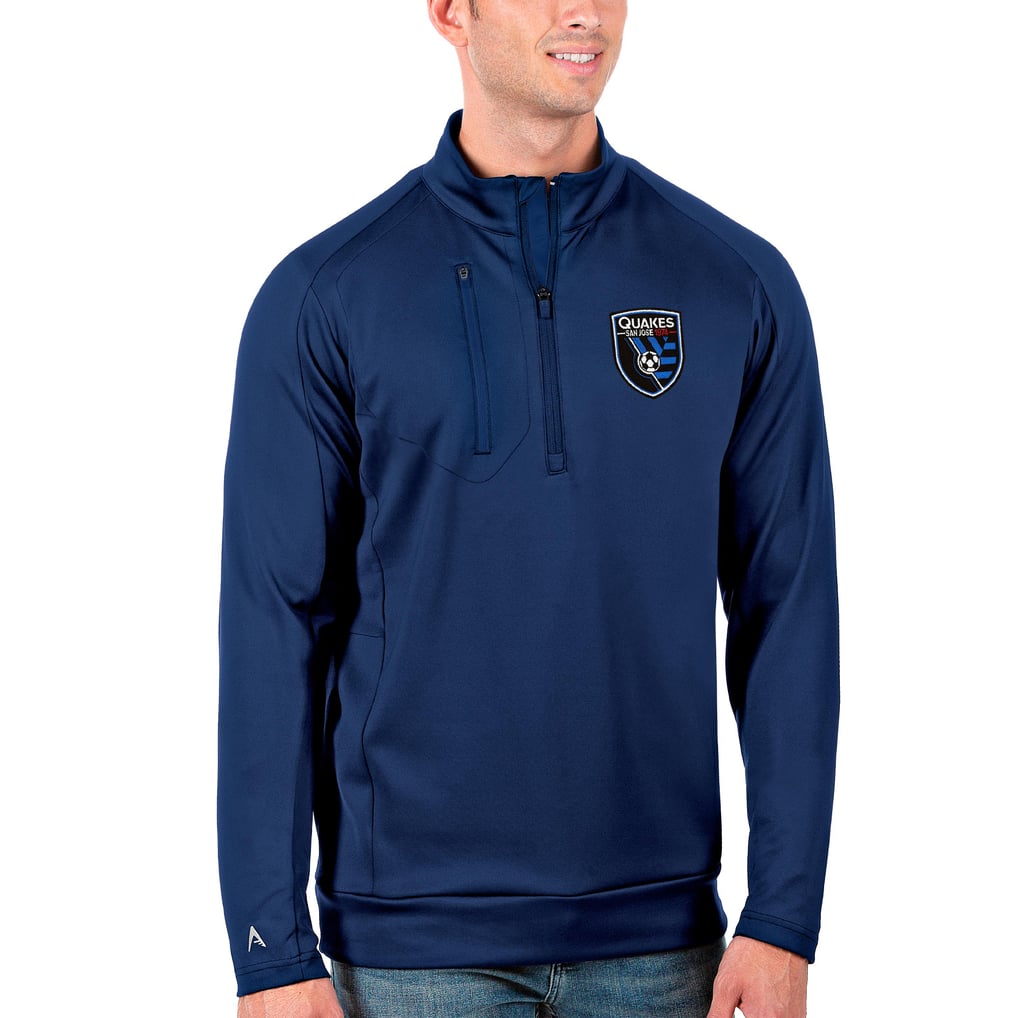San Jose Earthquakes Antigua Generation Quarter-Zip Pullover Jacket - Royal