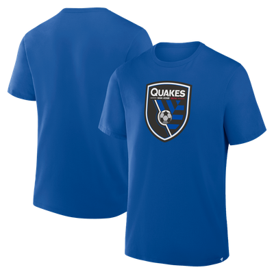 San Jose Earthquakes Fanatics Logo T-Shirt - Blue