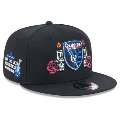  San Jose Earthquakes New Era Day of the Dead 9FIFTY Snapback Hat - Black