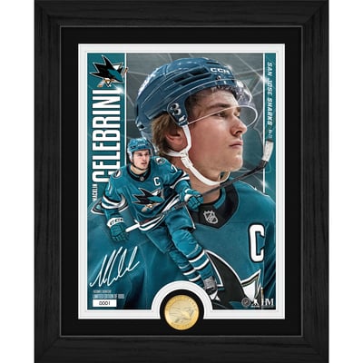 Macklin Celebrini San Jose Sharks Highland Mint Limited Edition Bronze Coin Artist Proof Photo Mint