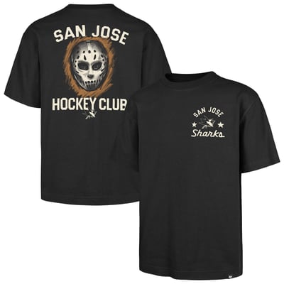  San Jose Sharks '47 HPD Mask Foundation T-Shirt - Black