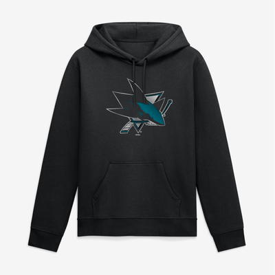 San Jose Sharks Big & Tall Forged Mascot Hoodie - Black