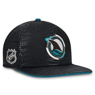 San Jose Sharks Fanatics Alternate Authentic Pro Rink Snapback Hat - Black