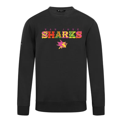 San Jose Sharks Levelwear DOTD Fiesta Text Zane Sweatshirt - Black
