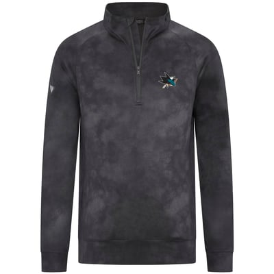  San Jose Sharks Levelwear Atlas Quarter-Zip Pullover - Charcoal