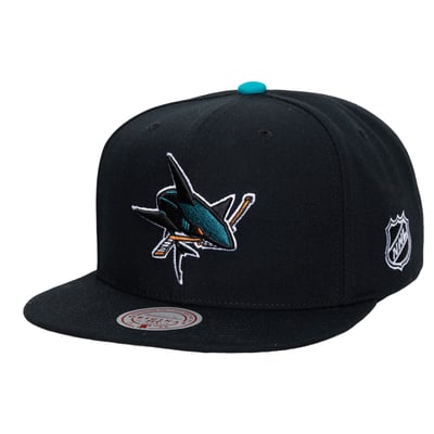  San Jose Sharks Mitchell & Ness Legendary Away Snapback Hat - Black