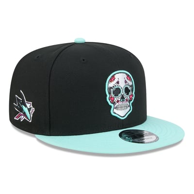  San Jose Sharks New Era Women's Script Casual Classic Adjustable Hat - Black