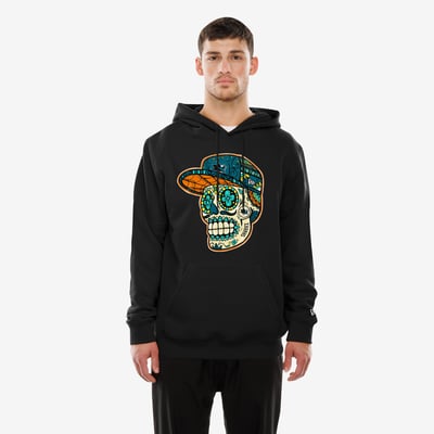 San Jose Sharks New Era Día de los Muertos Pullover Hoodie - Black