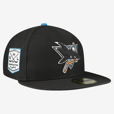 San Jose Sharks New Era Vintage Pack 59FIFTY Fitted Hat - Black