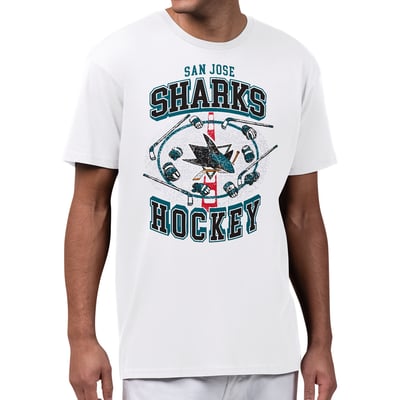 San Jose Sharks Starter Tilly T-Shirt - White
