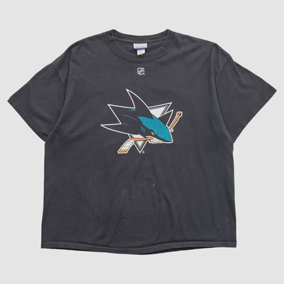San Jose Sharks Reebok 2000s T-shirt - Black - XL by Fanatics Real Vintage