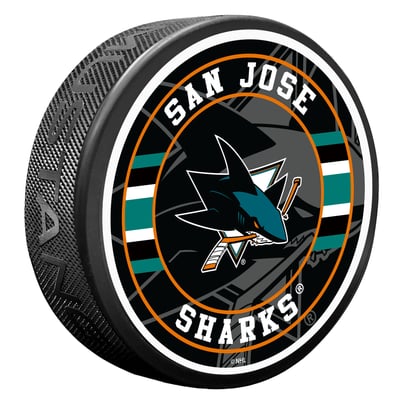 San Jose Sharks Spotlight Hockey Puck