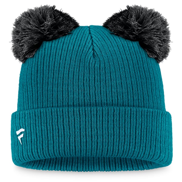 \'47 San Jose Sharks Beanie Women OS Teal NEW NHL Felicity Cuff Knit Pom Hat Women main image 4