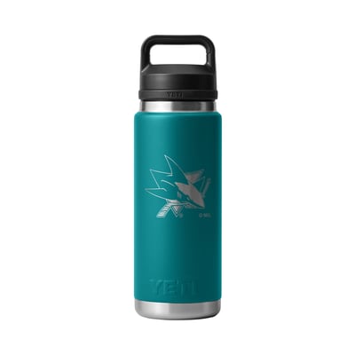  San Jose Sharks YETI 26oz. Rambler Chug Water Bottle