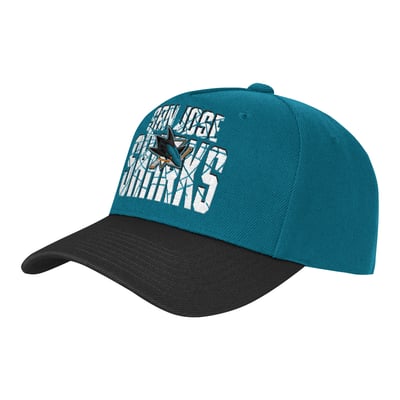 San Jose Sharks Outerstuff Youth Ice Breaker Adjustable Hat - Teal/Black
