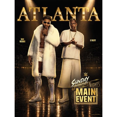 WWE Sunday Night's Main Event September 6, 2026 Unsigned Fanatics Authentic 18" x 24" Event Poster Art Photograph