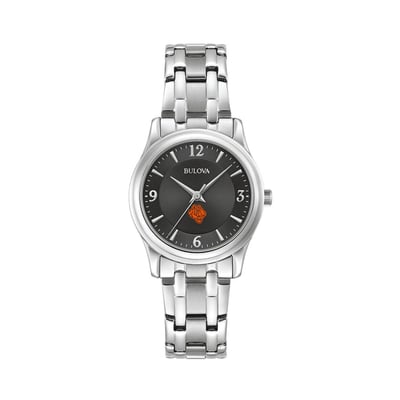 Savannah State Tigers Bulova Women's Corporate Collection Stainless Steel Watch - Black