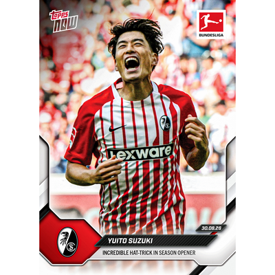 Yuito Suzuki - 2026-27 Bundesliga Topps NOW® - Card 4