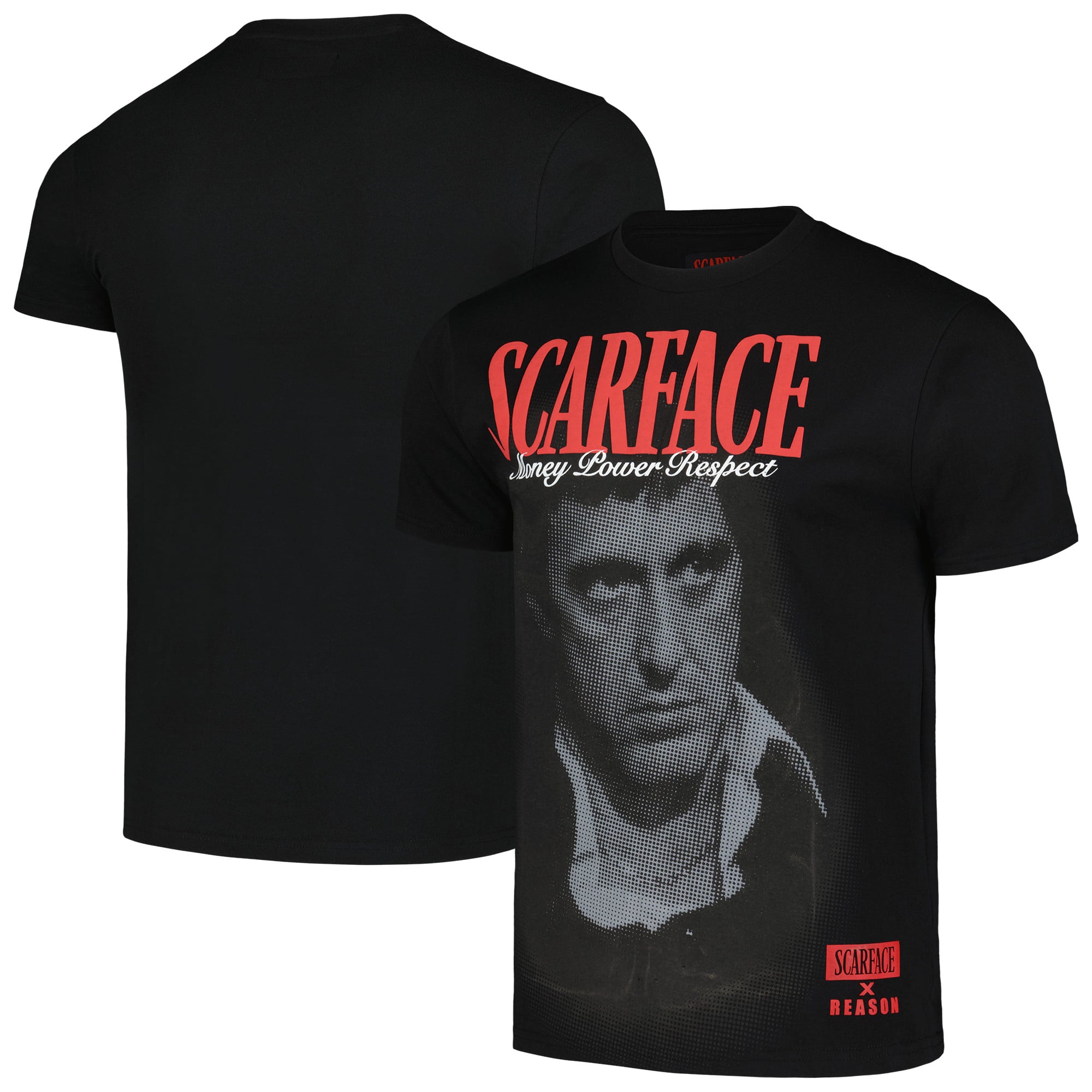 Scarface Reason Unisex Money Power Respect T-Shirt - Black