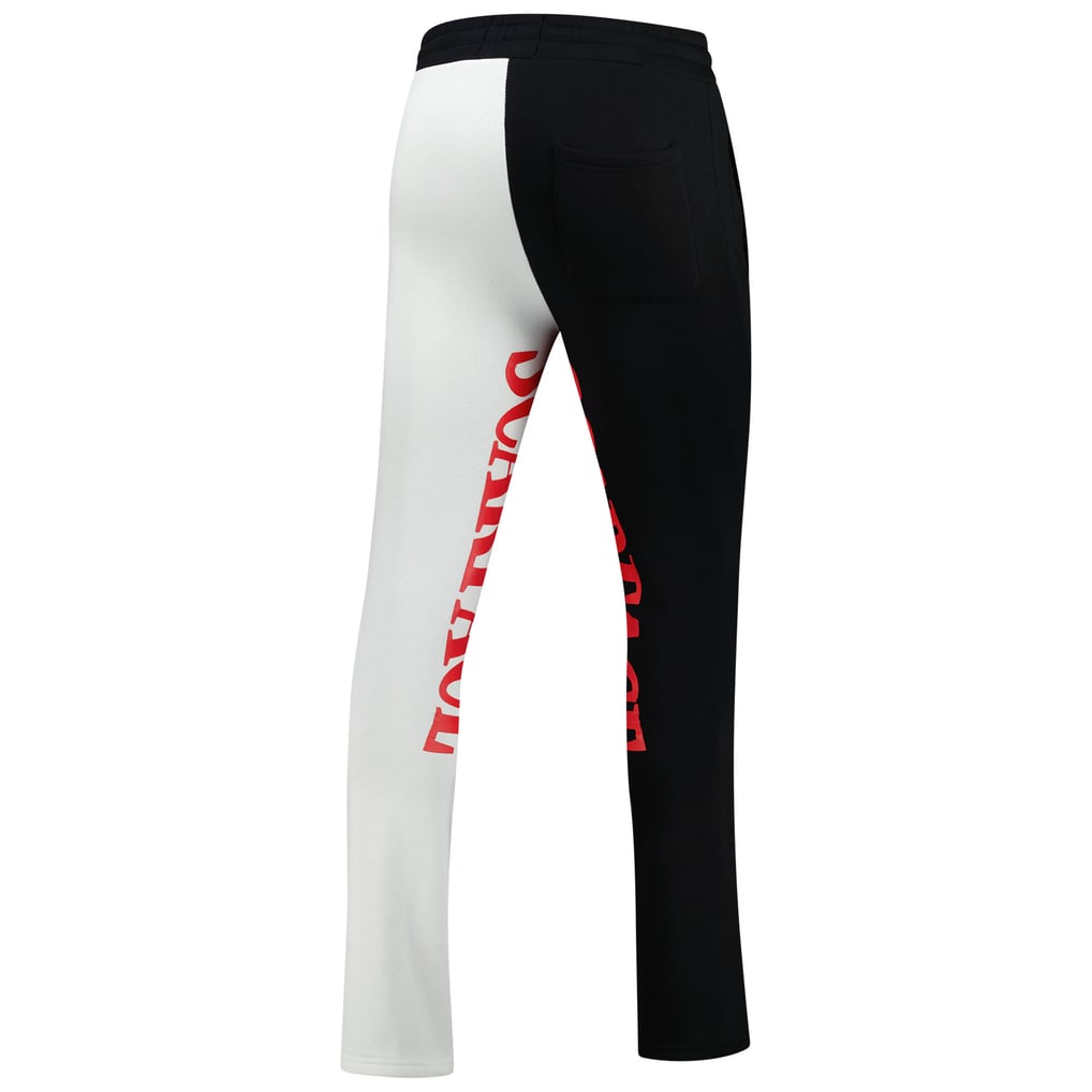 Scarface Reason Unisex Split Stacked Sweatpants - Black/White