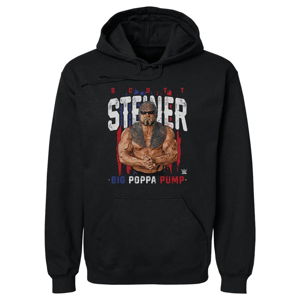  Scott Steiner 500 Level Big Poppa Pump Pullover Hoodie - Black