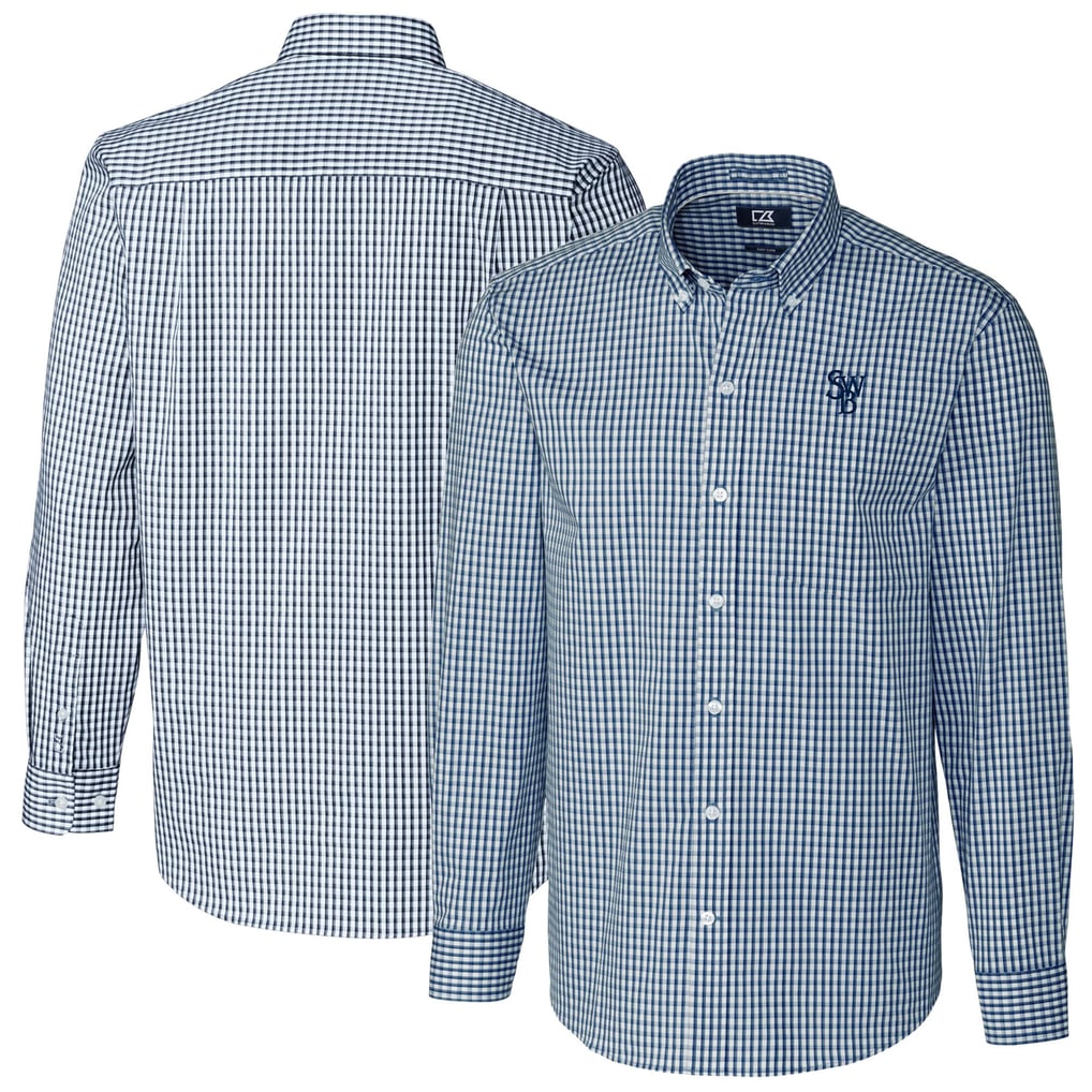 Men's Scranton Wilkes-Barre RailRiders Cutter & Buck Navy Easy Care ...
